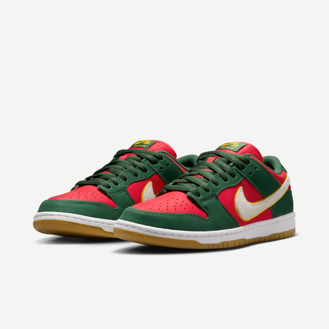 Nike Dunk Low "Fir and Fire Red"