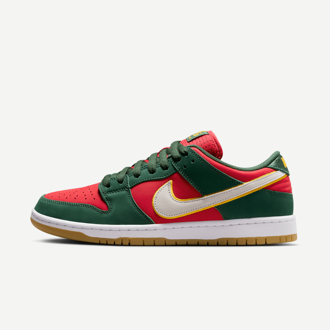 Nike Dunk Low "Fir and Fire Red"